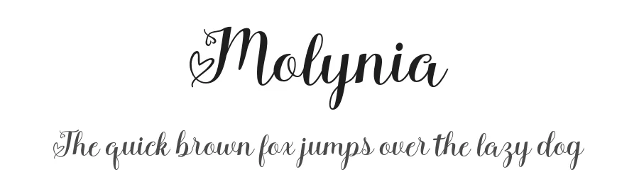 Molynia by stripes studio — Script Handwritten Font