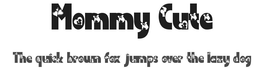 Mommy Cute by Yoga Letter 2025 (Isroni Yoga Prasetya) — Display Font