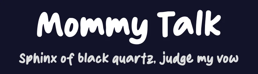 Mommy Talk by MJType (Muhamad Junaid) www.mjtype.com — Script Handwritten Font — thumbnail 2