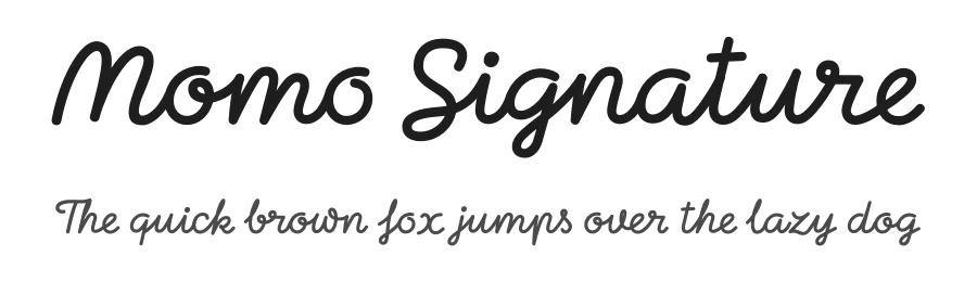 Momo Signature by Duy β N, Phuc Tran, Bao Truong β Script Handwritten Font