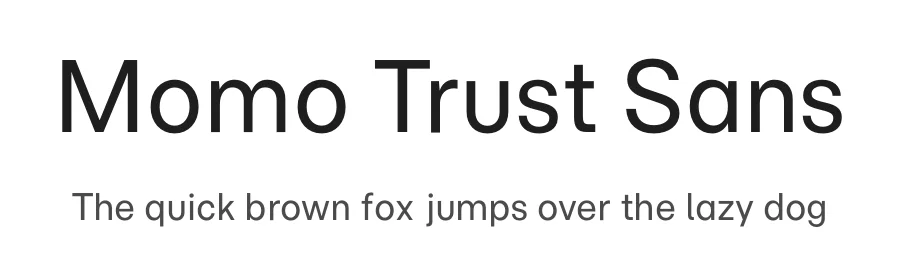 Momo Trust Sans
