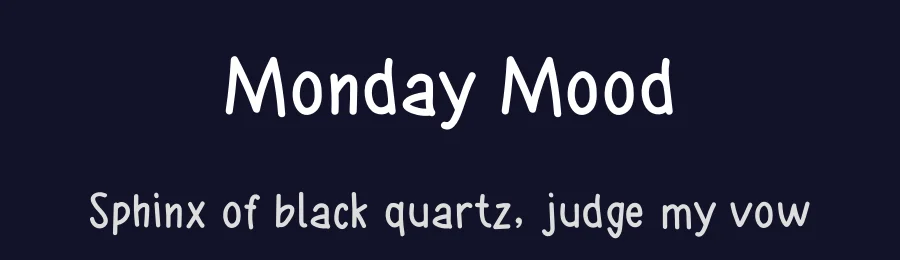 Monday Mood — Script Handwritten Font — thumbnail 2