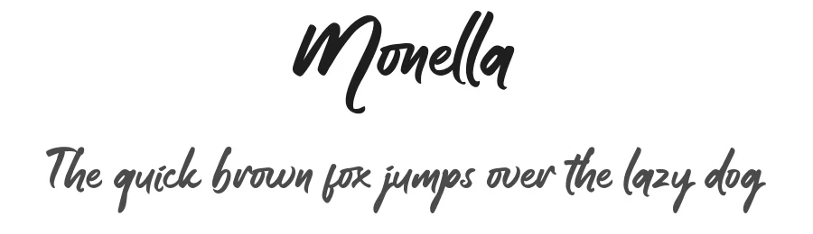 Monella by Khaidir — Script Handwritten Font