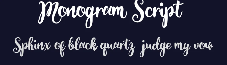 Monogram Script by Kateryna Kistrin — Script Handwritten Font — thumbnail 2