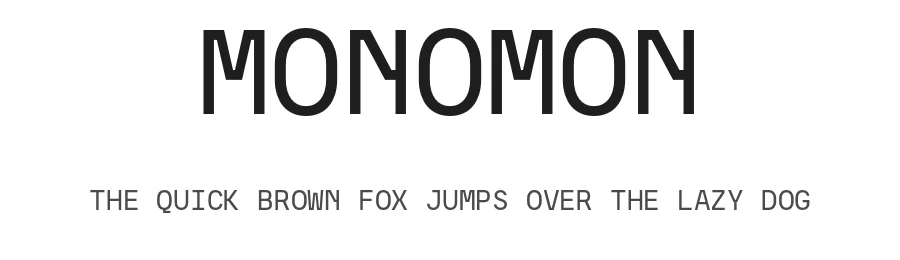 Monomon by Venny Setiawan — Sans Serif Font