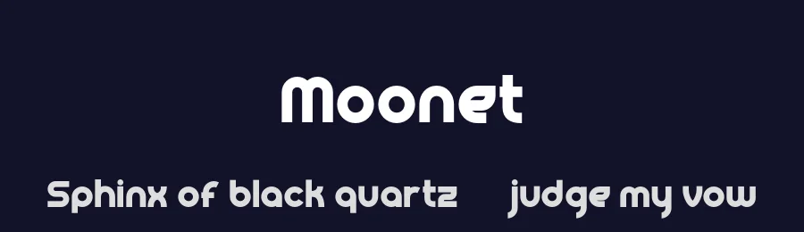 Moonet — Sans Serif Font — thumbnail 2