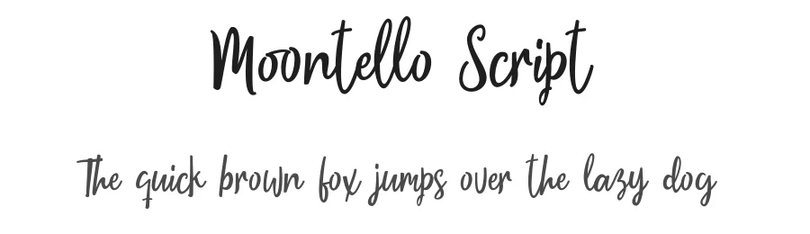 Moontello Script by FERDIANSYAH_PointlabSTD — Script Handwritten Font