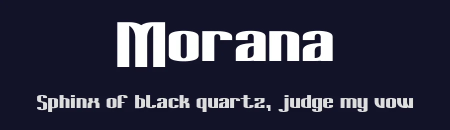 Morana by Веско Радић — Sans Serif Font — thumbnail 2