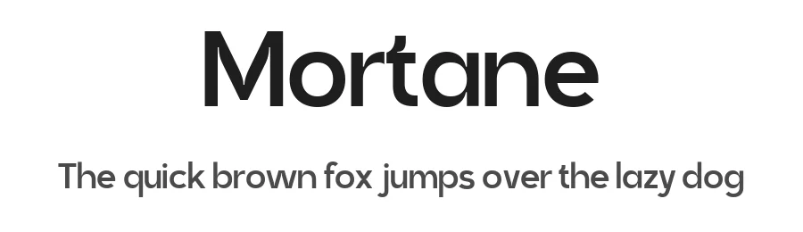 Mortane by Ragamkata Studio — Sans Serif Font