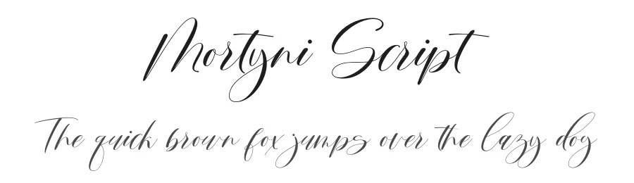 Mortyni Script by Aqeela Studio — Script Handwritten Font