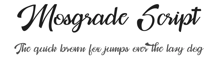 Mosgrade Script by Vava Aryanto — Script Handwritten Font