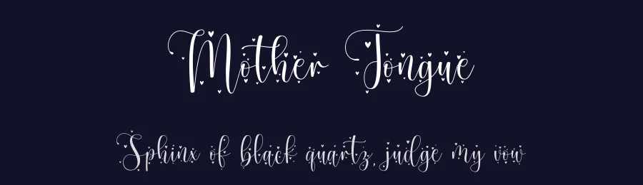 Mother Tongue by Ef Studio - Luthfi Fauzi — Script Handwritten Font — thumbnail 2