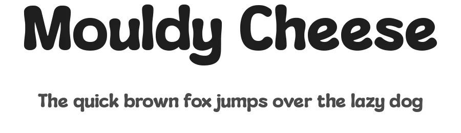 Mouldy Cheese by Ali Hamidi — Script Handwritten Font