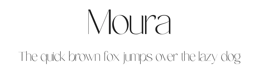 Moura by Bakhrudin Ja'far — Sans Serif Font