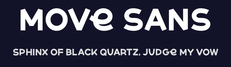 Move Sans by Yafit Mo've Brand Design Team — Sans Serif Font — thumbnail 2