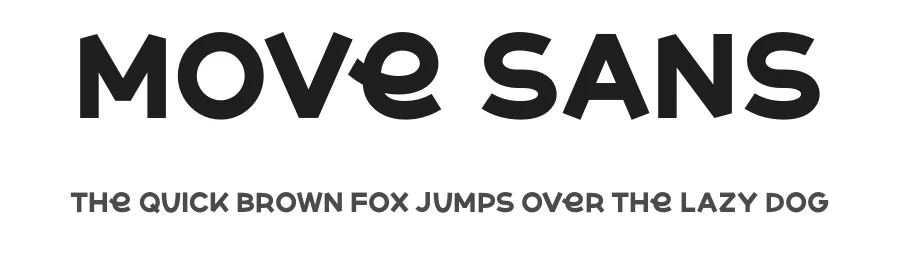 Move Sans by Yafit Mo've Brand Design Team — Sans Serif Font