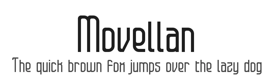 Movellan by zephram — Sans Serif Font