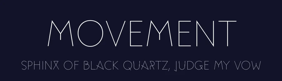 Movement by Noel Pretorius & Maria Ramos — Sans Serif Font — thumbnail 2