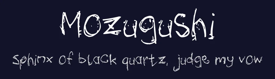 Mozugushi — Script Handwritten Font — thumbnail 2