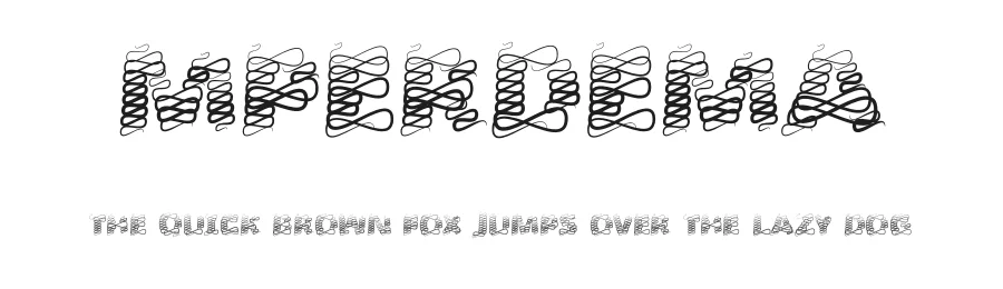 Mperdema by Christos Lentzaris — Display Font