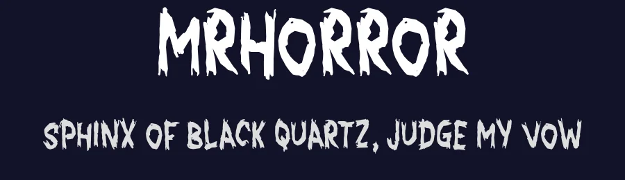 MrHorror by Sr.Xlr11 — Script Handwritten Font — thumbnail 2