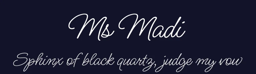 Ms Madi by Robert E. Leuschke — Script Handwritten Font — thumbnail 2