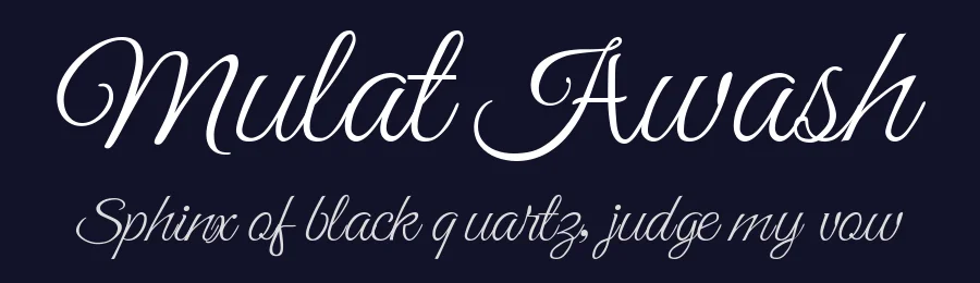 Mulat Awash by Fasil Fikreab — Script Handwritten Font — thumbnail 2