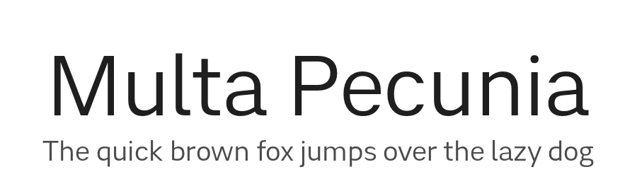 Multa Pecunia