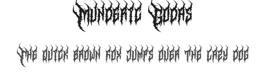 Munderic Godas by Rony Rizki Jaya — Display Font