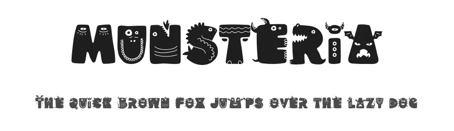 Munsteria by Sahirul Puguh — Display Font