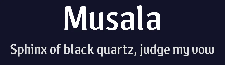 Musala — Sans Serif Font — thumbnail 2