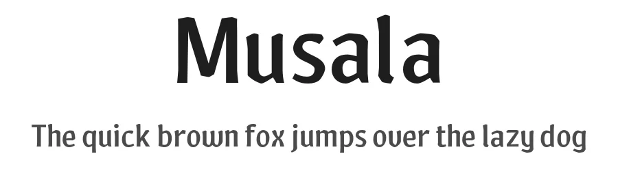 Musala — Sans Serif Font