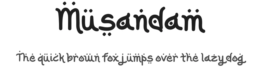 Musandam by Sahirul Puguh — Script Handwritten Font