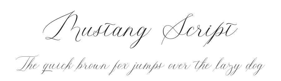 Mustang Script by Areatypestudio — Script Handwritten Font