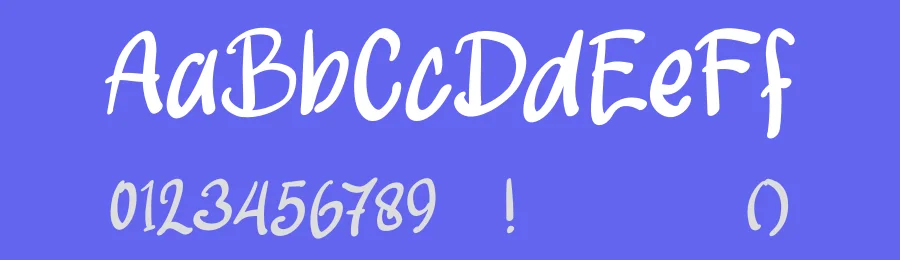 My First — Script Handwritten Font — thumbnail 3