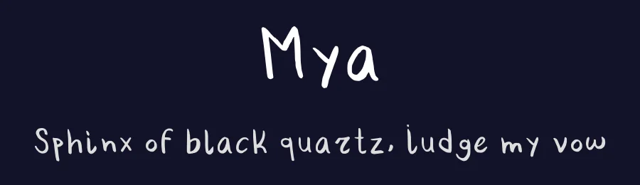 Mya — Script Handwritten Font — thumbnail 2
