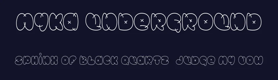 MYKA Underground — Script Handwritten Font — thumbnail 2