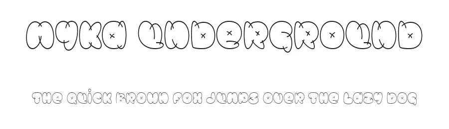 MYKA Underground — Script Handwritten Font
