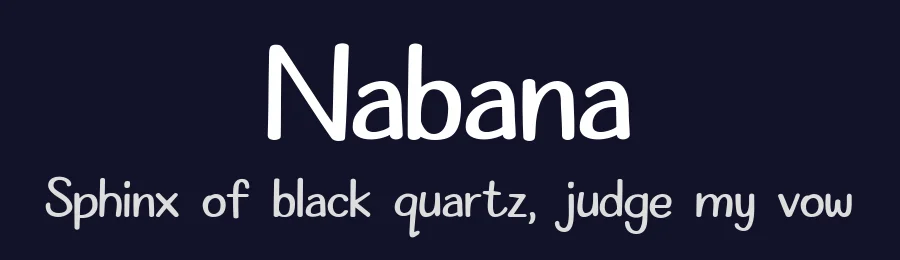 Nabana by Alif Nuryasin — Script Handwritten Font — thumbnail 2