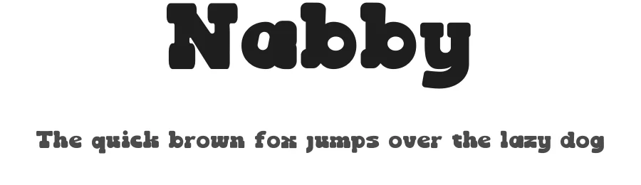 Nabby by Gustavo Yang β Slab Serif Font