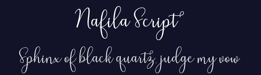 Nafila Script by Rudistudio — Script Handwritten Font — thumbnail 2