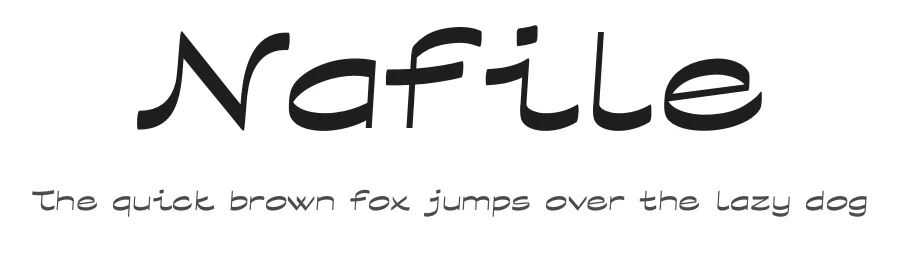 Nafile by Ertekin Erdin — Display Font