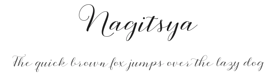 Nagitsya by Khaidir — Script Handwritten Font