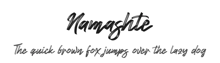 Namashte by Perspectype Studio — Script Handwritten Font