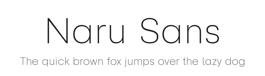 Naru Sans by Diki Pradipta Tri Atmojo β Sans Serif Font
