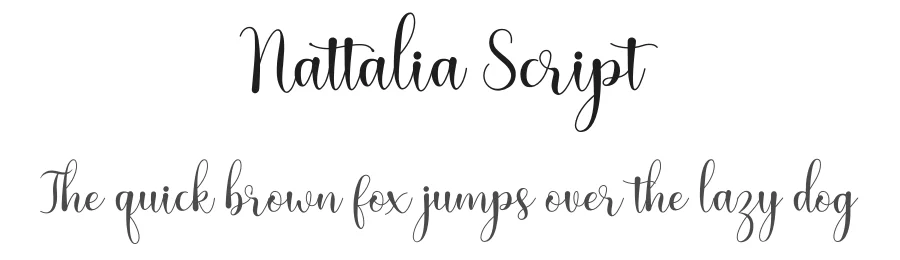 Nattalia Script by Donis Miftahudin — Script Handwritten Font