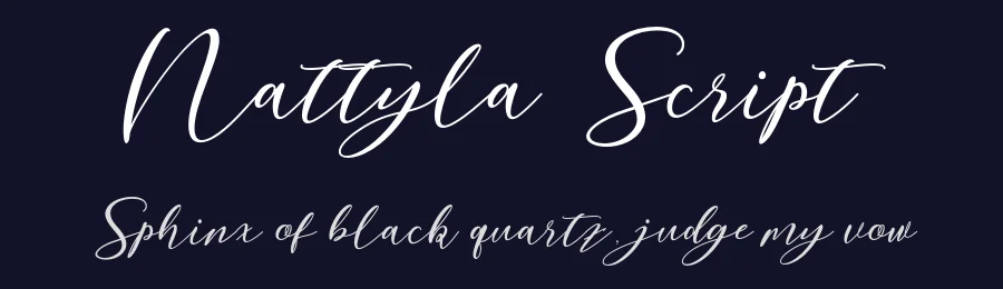 Nattyla Script by munawir — Script Handwritten Font — thumbnail 2