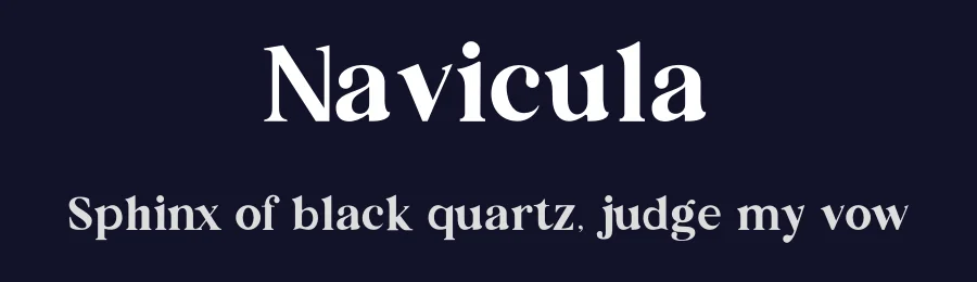 Navicula by Naufal Innamul Ahmad — Serif Font — thumbnail 2