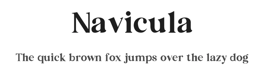 Navicula by Naufal Innamul Ahmad — Serif Font