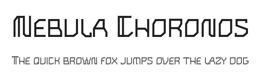 Nebula Choronos by Typesee Type Foundry — Display Font